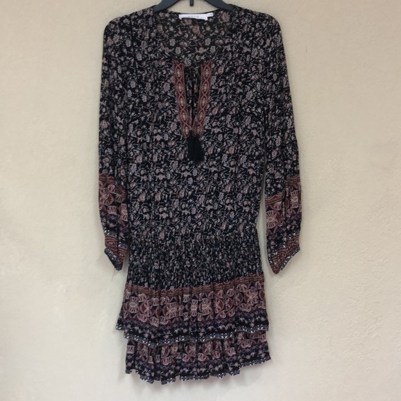 ASTR The Label Stella Blouson BOHO Dress size Small - Picture 3 of 11